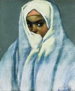 Jeune femme voilee